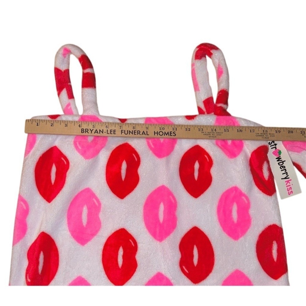 Strawberry Kiss Spa Wrap Towel Hair Wrap Set OSFA Valentine heart bridal soft - Picture 6 of 8